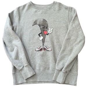 Vintage Y2K Nike The Athletic Dept. Peace Out Swoosh Nike Air Max Sweatshirt M